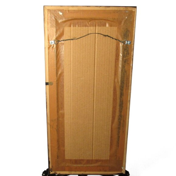 GOLF COURSE Two Golfers Lithograph Print By Mid Framed Vintage 23" Tall - Picture 10 of 10